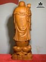 Tượng Di Lặc Gỗ Hương Cao 81 Ngang 30 Sâu 25 (cm) 0