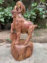 Tượng Dê Gỗ Cẩm Việt Cao 38 Ngang 21 Sâu 16 (cm) 0