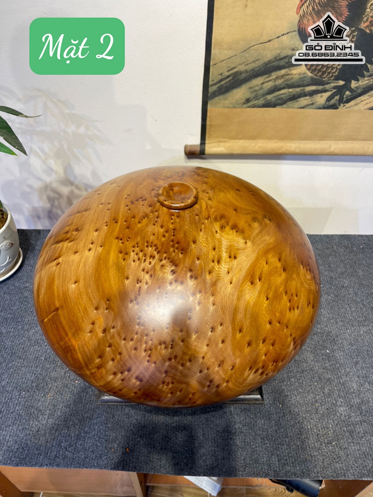 Bình Phúc Quý Gỗ Ngọc Am Cao Cả Kỷ 31 Đường Kính 40 (cm) 1