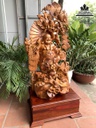 Tượng Phật Di Lặc Ngũ Phúc Gỗ Hương Cao 136 Rộng 62 Sâu 42 Cao Kỷ 25 (cm) 3