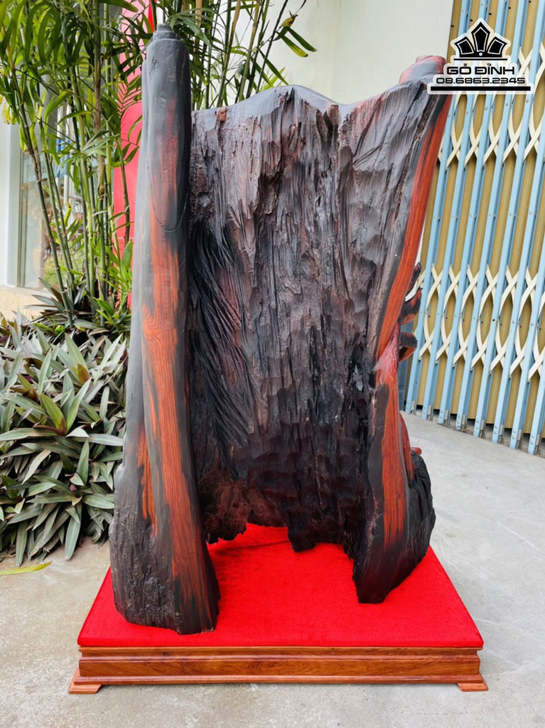 Tượng Phật Quan Âm Gỗ Trắc Việt Cao 86 Ngang 60 Sâu 35 (cm) 4