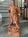 Tượng Quan Công Gỗ Hương Cao 60 Ngang 23 Sâu 14 (cm) 1