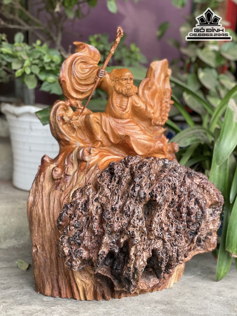 Tượng Gà Trống Gỗ Trắc Cao 121 Ngangg 65 Sâu 38 (cm) 0