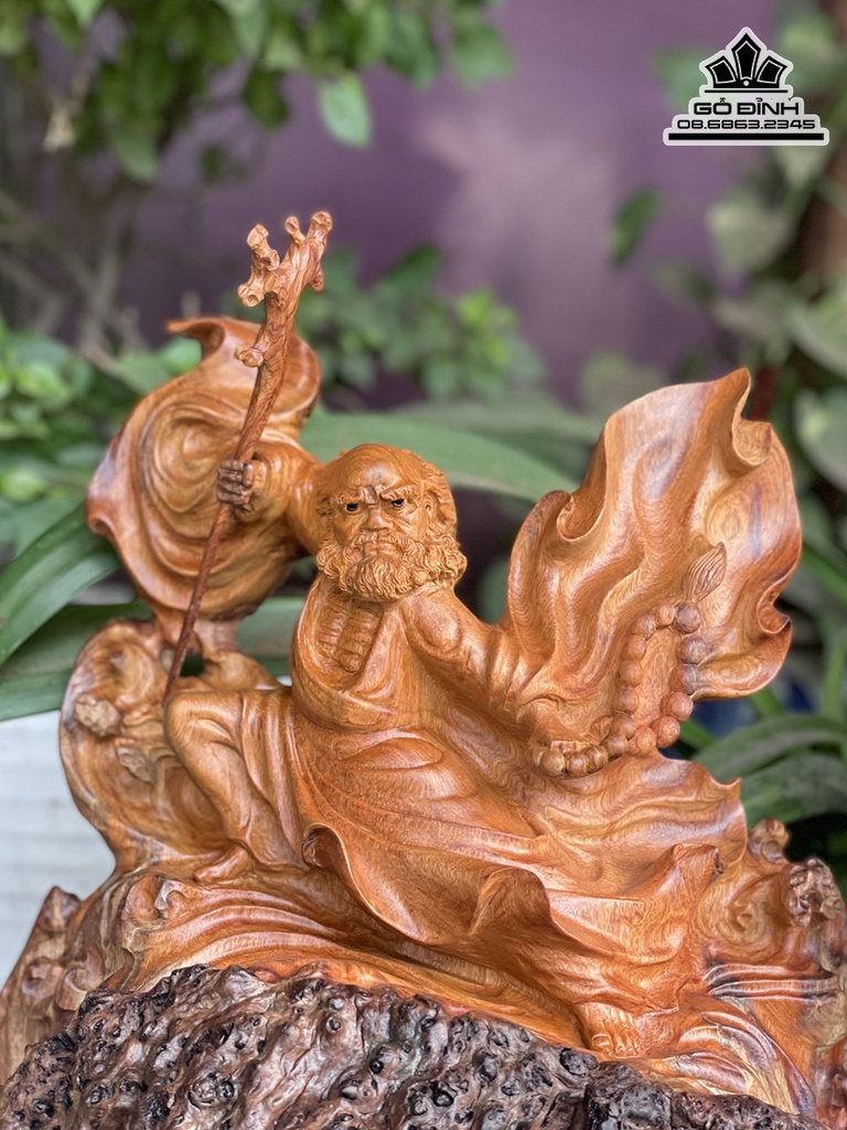 Tượng Gà Trống Gỗ Trắc Cao 121 Ngangg 65 Sâu 38 (cm) 1