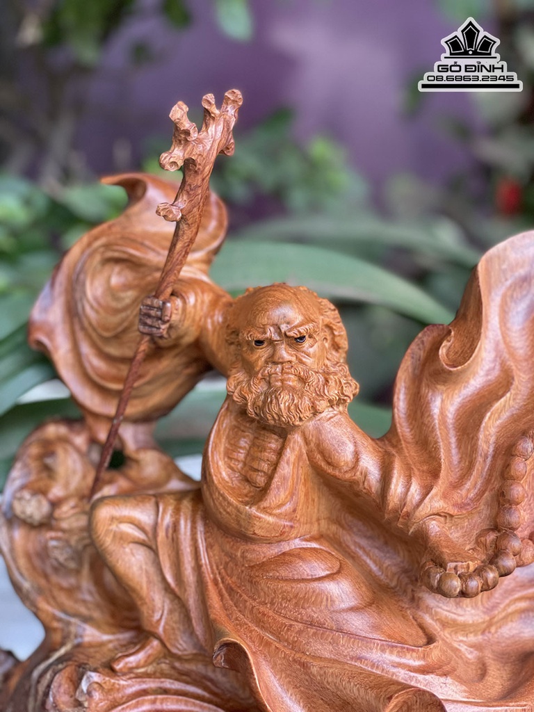 Tượng Gà Trống Gỗ Trắc Cao 121 Ngangg 65 Sâu 38 (cm) 2