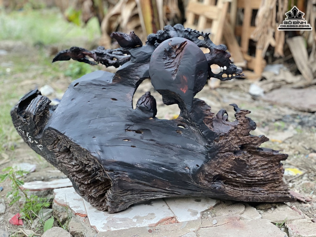 Tượng Lã Ông Gỗ Trắc Cao 46 Ngang 69 Sâu 27 (cm) 0