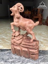 Tượng Dê Phong Thủy Gỗ Hương Việt Cao 57 Ngang 33 Sâu 15 (cm) 1