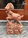 Tượng Dê Phong Thủy Gỗ Hương Việt Cao 57 Ngang 33 Sâu 15 (cm) 3