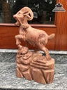 Tượng Dê Phong Thủy Gỗ Hương Việt Cao 57 Ngang 33 Sâu 15 (cm)5