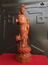 Tượng Phật Quan Âm Gỗ Hương Cao 40 Ngang 10 Sâu 10 (cm) 2
