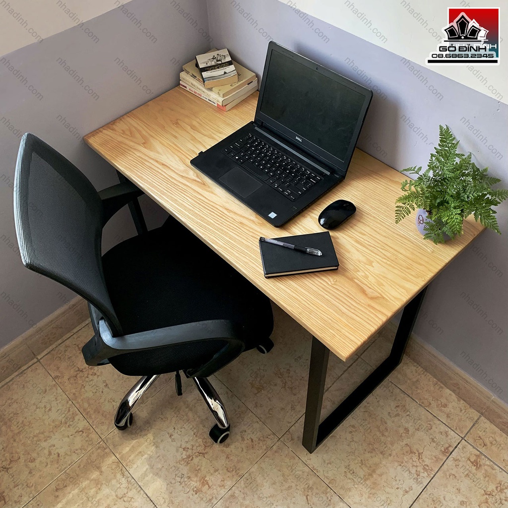 Bàn Làm Việc Gỗ Ash Cao 75 Dài 100 Rộng 50 (cm) 0