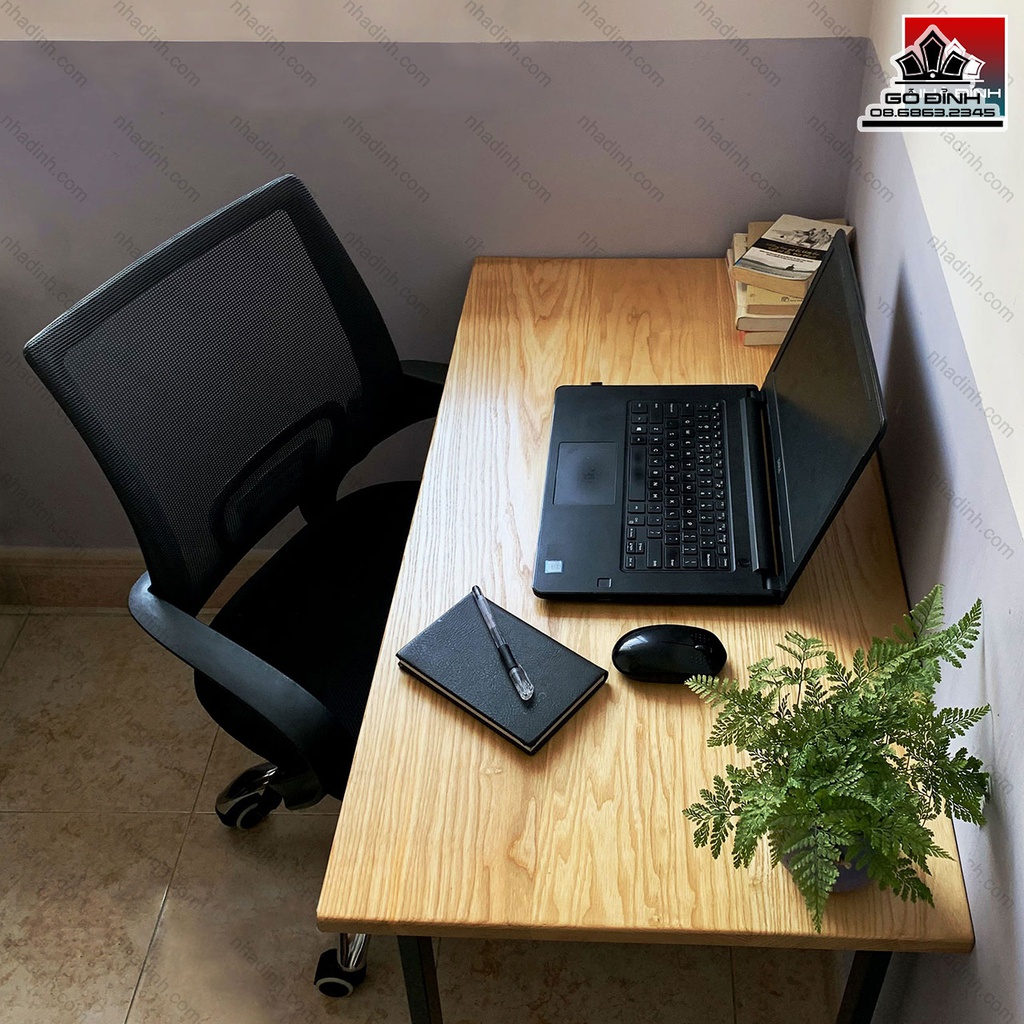 Bàn Làm Việc Gỗ Ash Cao 75 Dài 100 Rộng 50 (cm) 2