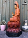 Tượng Phật Bà Quan Âm Gỗ Ngọc Am Cao 62 Ngang 29 Sâu 29 (cm) 3