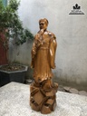Tượng Gia Cát Lượng (Không Minh) Cao 75 Ngang 22 Sâu 20 (cm) 2