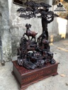 Tượng Dê Phong Thủy (Tam Dương) Gỗ Trắc Cao 118 Ngang 70 Sâu 50 (cm) 2