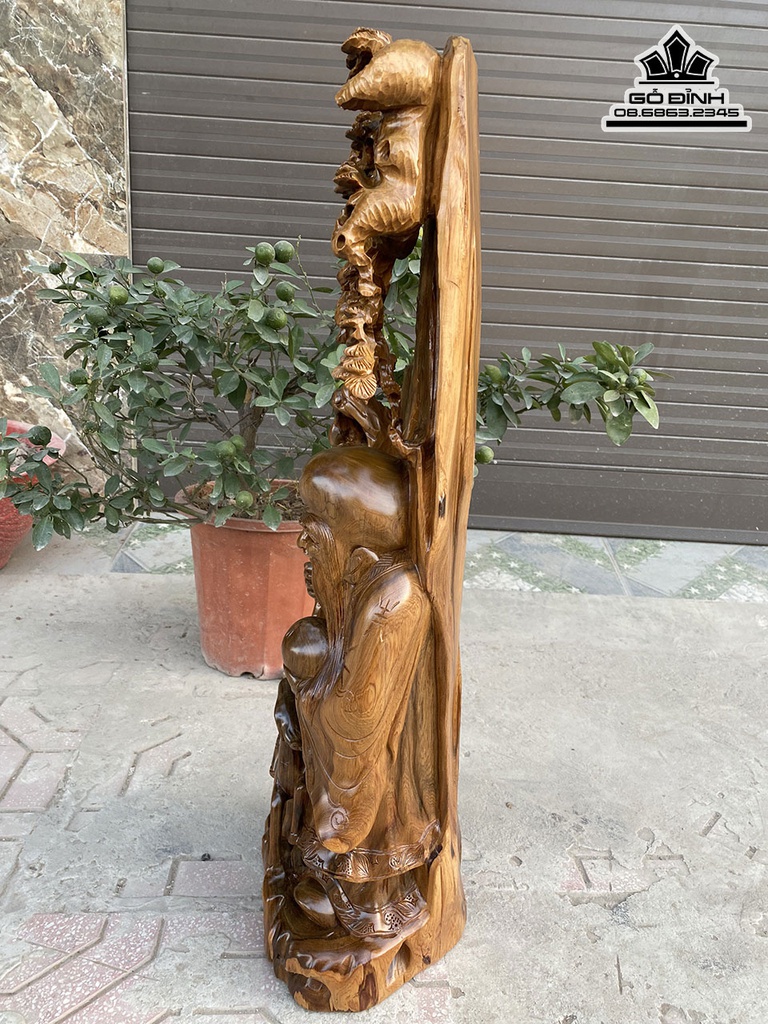 Tương Ông Thọ Gỗ Bách Xanh Cao 74 Ngang 26 Sâu 19 (cm) 0