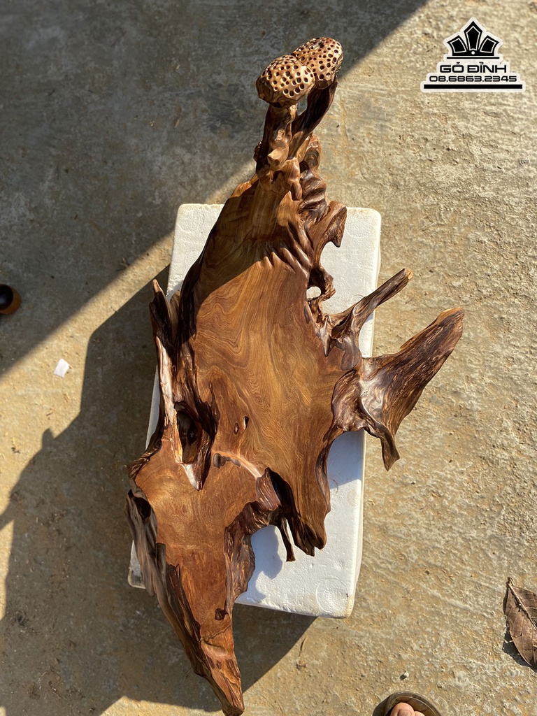 Khay Trà Gỗ Ngọc Am Cao 30 Ngang 70 Rộng 43 (cm) 7