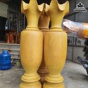 Cặp Lục Bình Gỗ Mit Cao 116 Đường Kính 28 (cm) 0