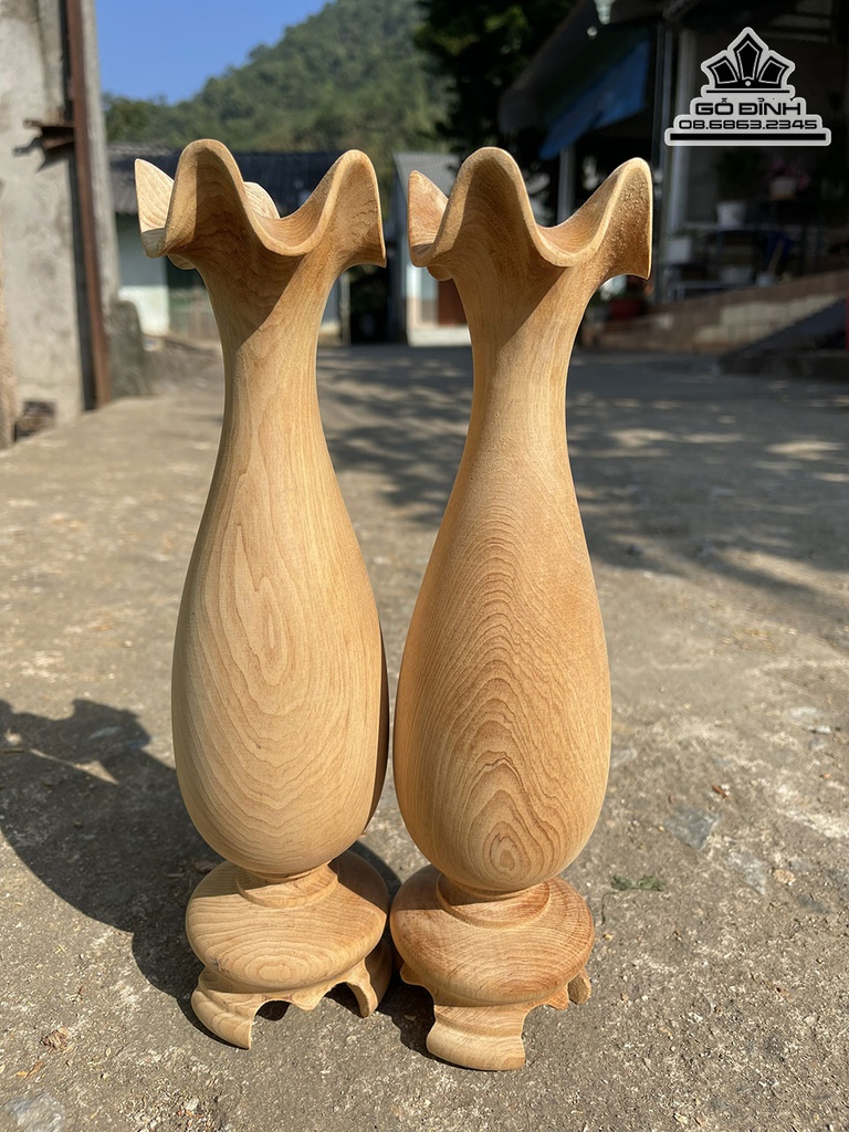 Cặp Tỳ Bà Gỗ Ngọc Am Cao 29 Đường Kính 8 (cm) 0