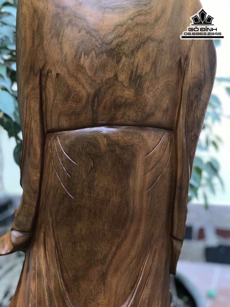 Tương Ông Thọ Gỗ Bách Xanh Cao 120 Ngang 38 Sâu 35 (cm) 7