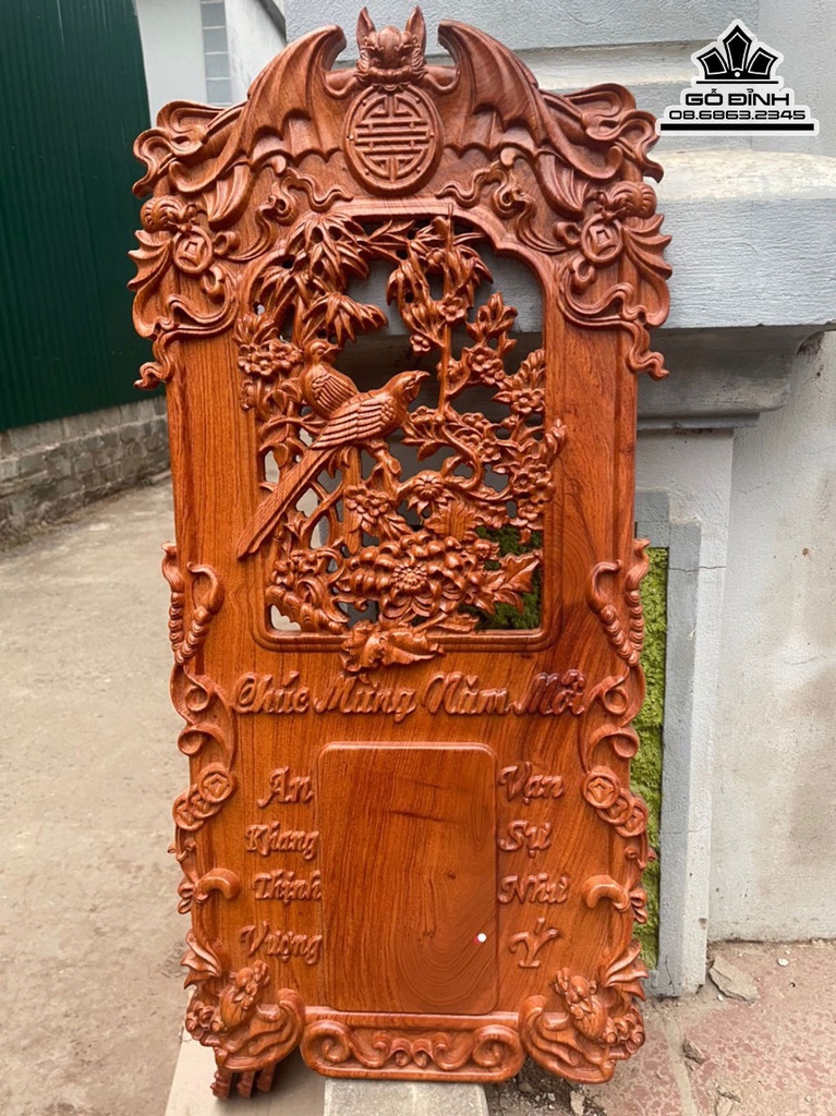 Đốc Lịch Gỗ Hương Cao 77 Ngang 37 Dày 3 (cm) 0