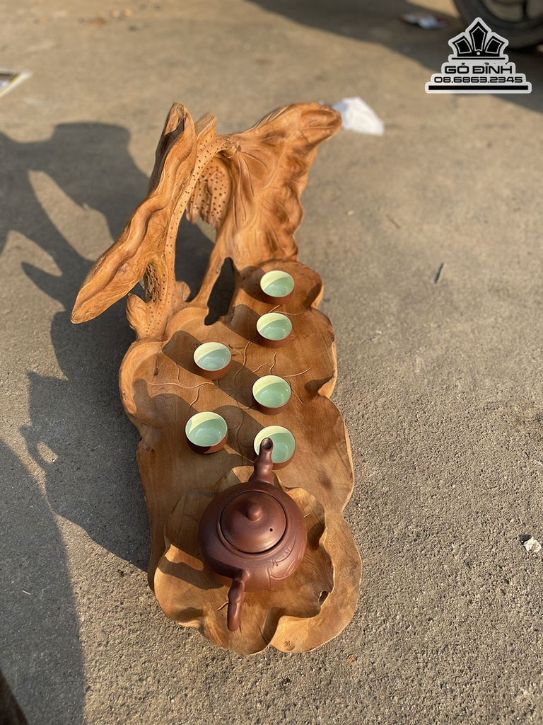 Khay Trà Gỗ Ngọc Am Cao 73 Ngang 29 Sâu 29 (cm) 1