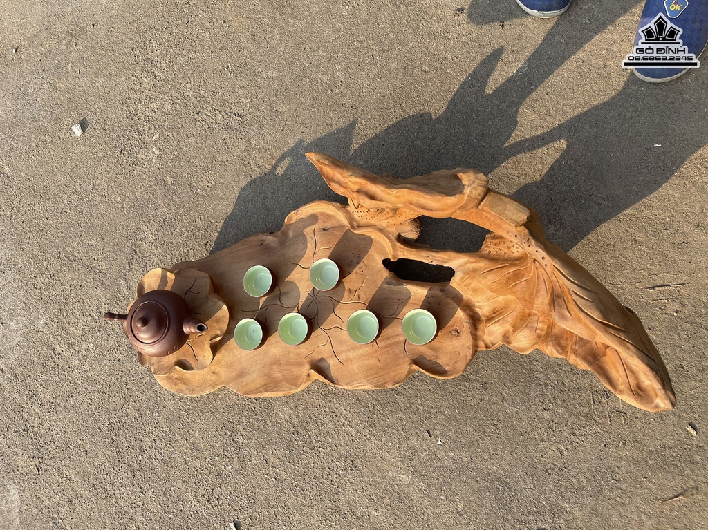 Khay Trà Gỗ Ngọc Am Cao 73 Ngang 29 Sâu 29 (cm) 3