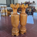 Cặp Lục Bình Gỗ Mit Cao 110 Đường Kính 30 (cm) 1