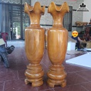 Cặp Lục Bình Gỗ Mit Cao 110 Đường Kính 30 (cm) 4