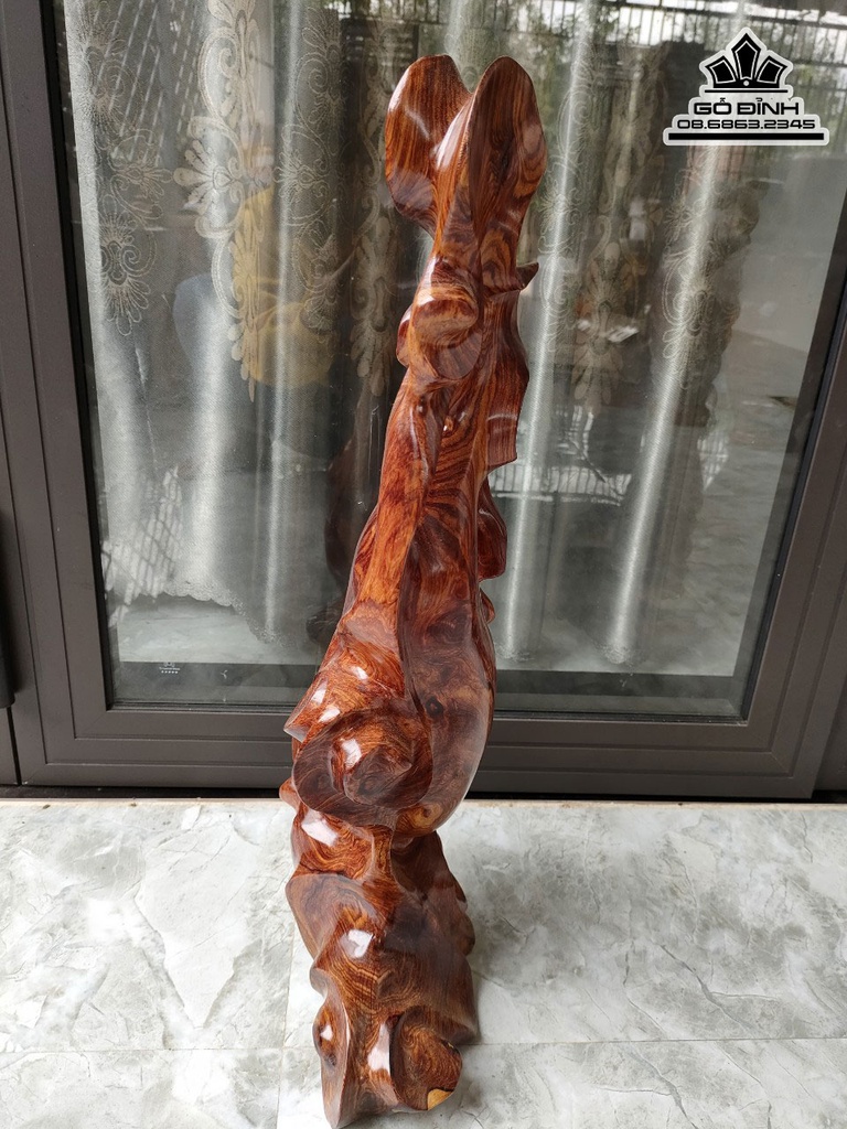 Bình Phay Gỗ Cẩm Cao 70 Ngang 23 Sâu 9 (cm) 2