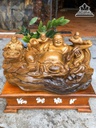 Tượng Phật Di Lặc Tam Phúc Gỗ Hương Cao 42 Ngang 52 Sâu 28 (cm) 1