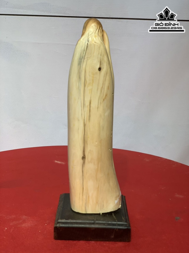 Tượng Ông Thọ Gỗ Nhai Bách Cao 26 Ngang 8 Sâu 5 (cm) 0