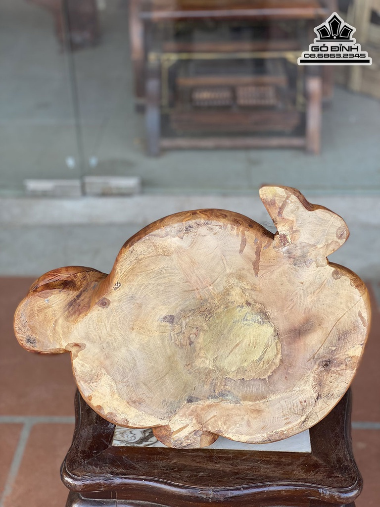 Tượng Mèo Gỗ Hương Việt Cao 40 Ngang 45 Sâu 33 (cm) 3