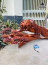 Tượng Hổ Gỗ Hương Việt Cao 45 Ngang 120 Sâu 40 (cm) 0