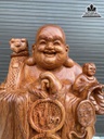 Tượng Phật Di Lặc Chúc Phúc Gỗ Hương Cao 80 Ngang 26 Sâu 23 (cm) 4