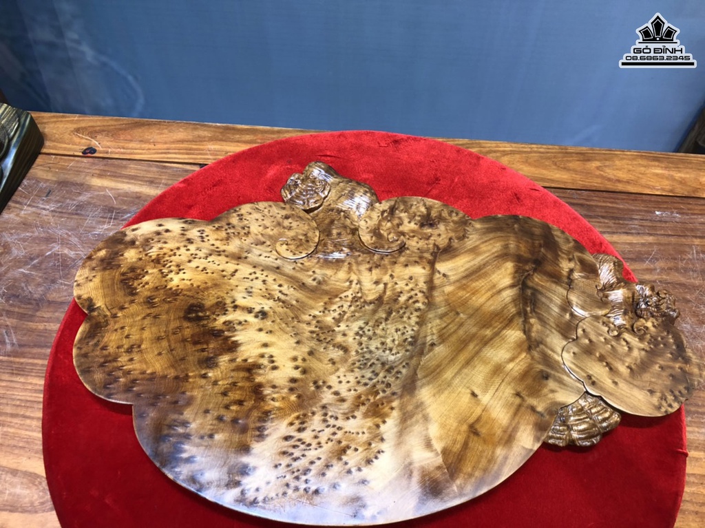 Khay Trà Gỗ Nu Ngọc Am Cao 3 Ngang 75 Rộng 51 (cm) 2