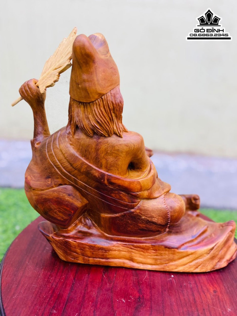 Tượng Tế Công Gỗ Hương Việt Cao 32 Ngang 32 Sâu 18 (cm) 1