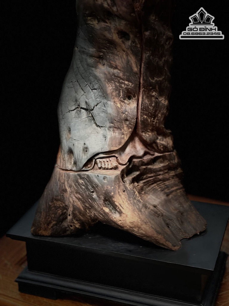 Tượng Đạt Ma Su Tổ Gỗ Cẩm Việt Cao 41 Ngang 22 Sâu 16 (cm) 0