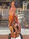 Tượng Gà Trống Gỗ Hương Việt Cao 90 Ngang 40 Sâu 32 (cm) 1