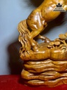 Tượng Ngựa Phong Thủy (Nhất Mã) Gỗ Ngọc Am Cao 55 Ngang 31 Sâu 14 (cm) 1