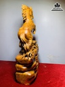 Tượng Ngựa Phong Thủy (Nhất Mã) Gỗ Ngọc Am Cao 55 Ngang 31 Sâu 14 (cm) 4