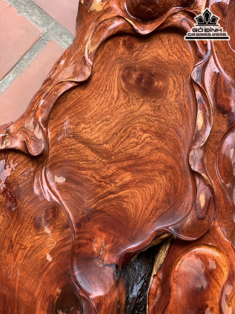 Khay Trà Gỗ Hương Cao 10 Ngang 110 Rộng 51 (cm) 0