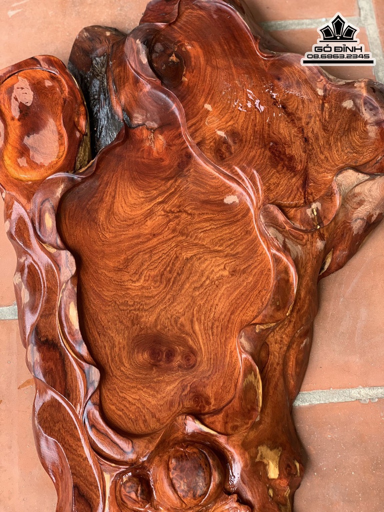 Khay Trà Gỗ Hương Cao 10 Ngang 110 Rộng 51 (cm) 2