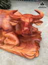 Tượng Trâu Gỗ Hương Việt Cao 75 Ngang 37 Sâu 31 (cm) 0