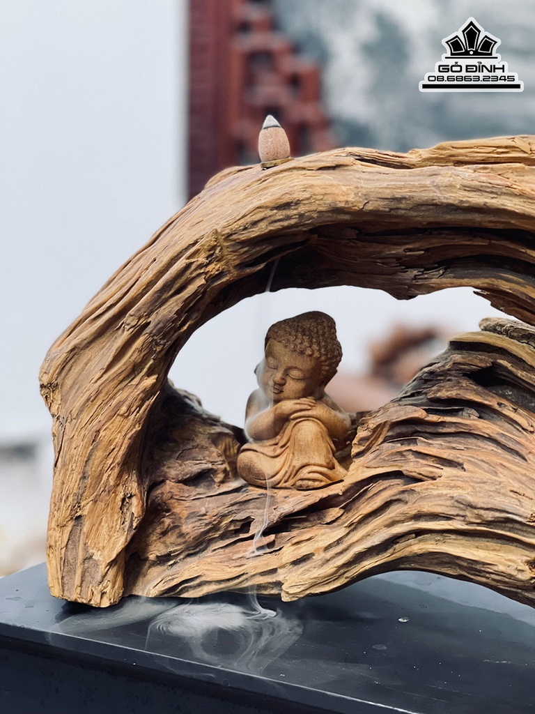 Tác Phẩm Bình Yên Gỗ Bách Xanh Cao 22 Ngang 50 Sâu 16 (cm) 1