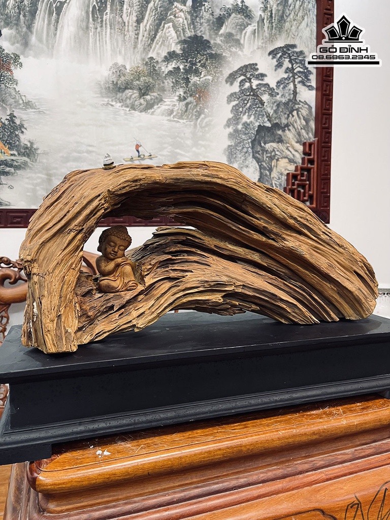 Tác Phẩm Bình Yên Gỗ Bách Xanh Cao 22 Ngang 50 Sâu 16 (cm) 5