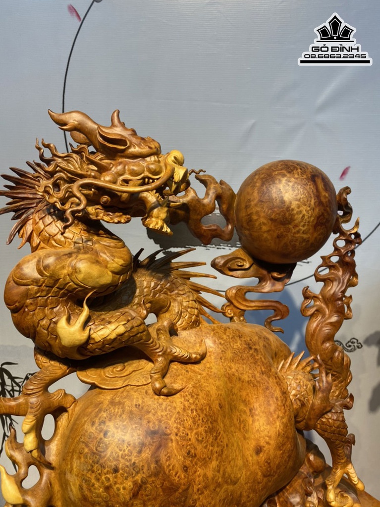 Tương Nhất Long Gỗ Nu Hương Cao 51 Ngang 44 Sâu 15 (cm) 4