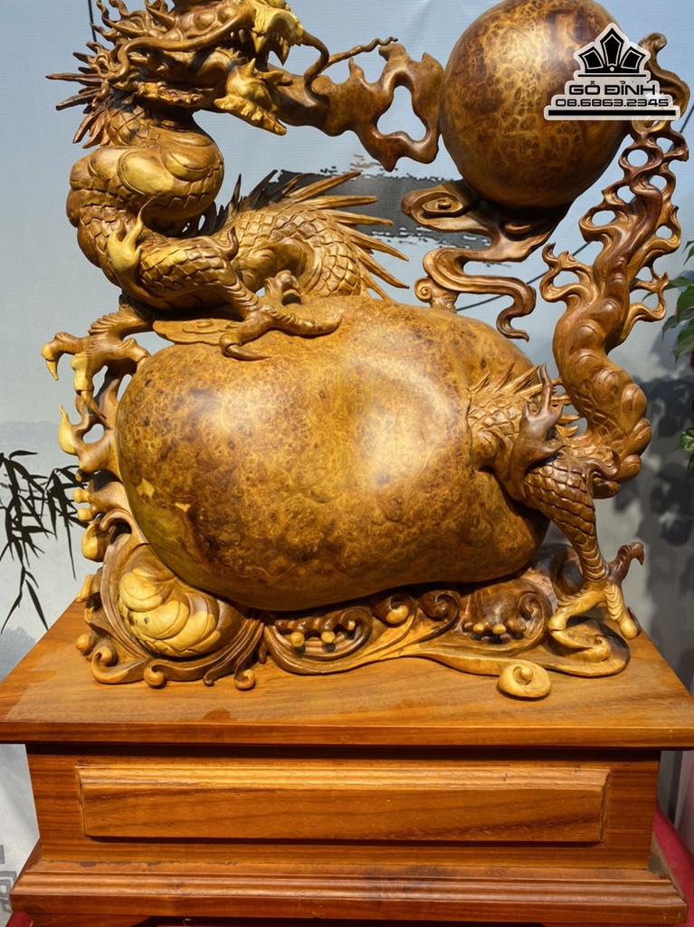 Tương Nhất Long Gỗ Nu Hương Cao 51 Ngang 44 Sâu 15 (cm) 7