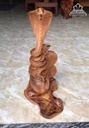 Tượng Rắn Gỗ Hương Cao 58 Ngang 26 Sâu 25 (cm) 0
