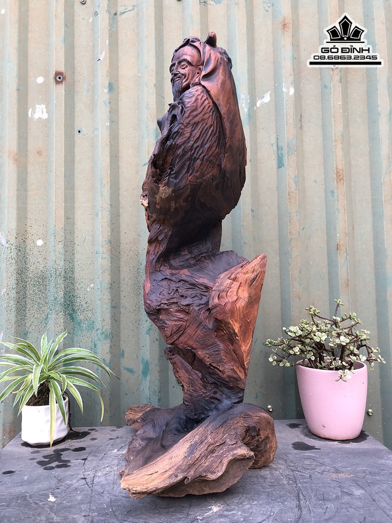 Tương Thần Trà Lục Vũ Gỗ Bách Xanh Cao 68 Ngang 32 Sâu 25 (cm) 2